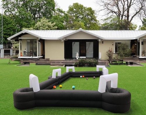 Inflatable soccer pool - pool, table